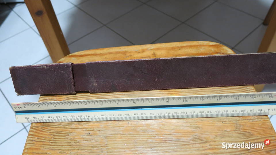 Trójkątna linijka drewniana pokryta plastikiem z Kraków sprzedam