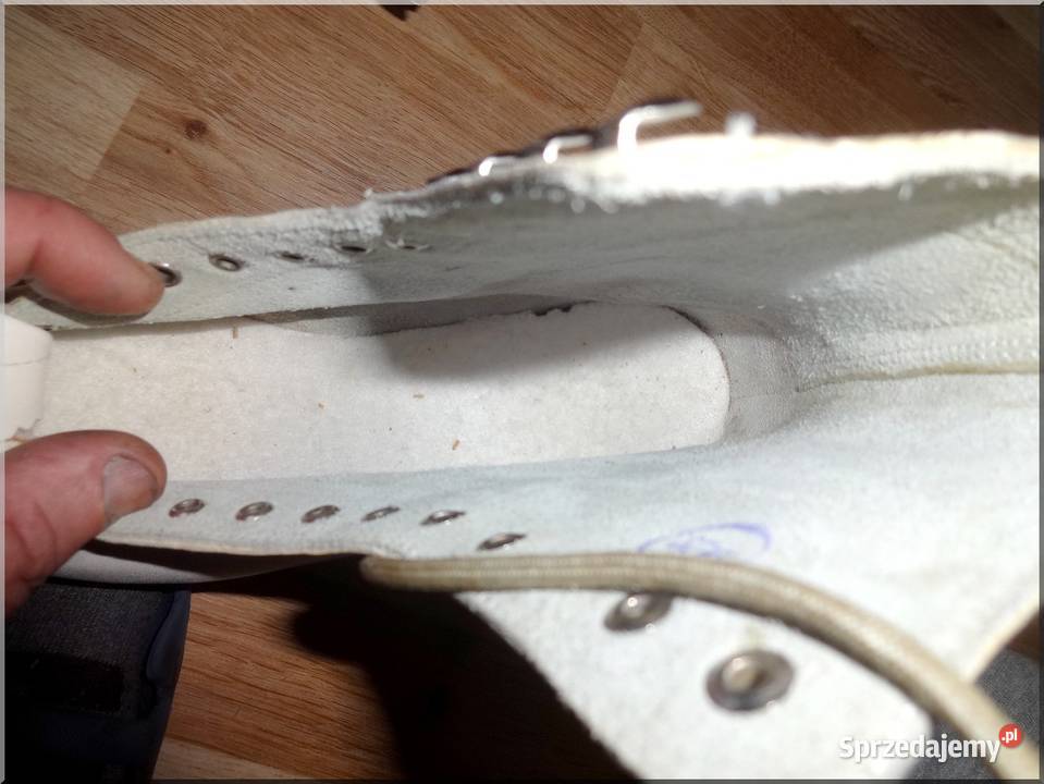 Łyżwy białe 22 34 Szczecin sprzedam