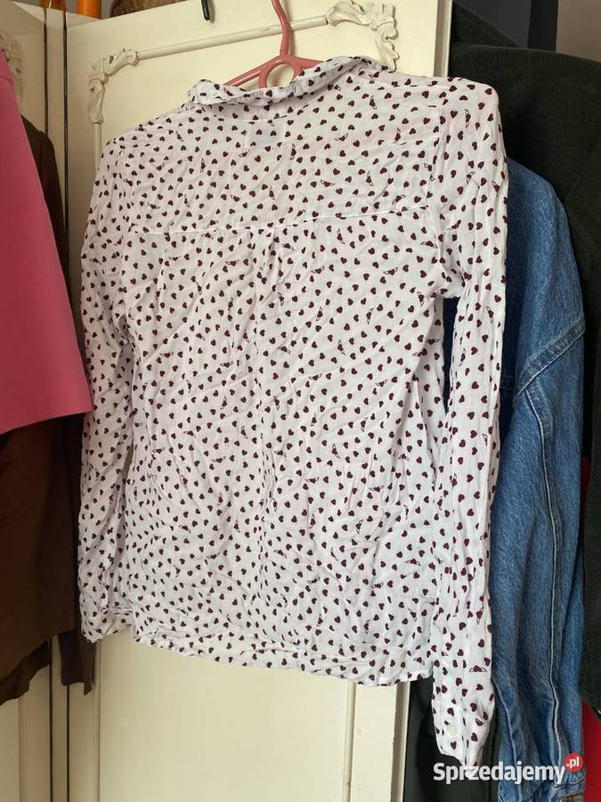 Koszula Pullbear w serduszka małe serca pull Rozmiar 34(XS) Kraków sprzedam