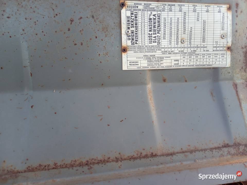 Sprzedam siewnik poznaniak Siewniki i sadzarki