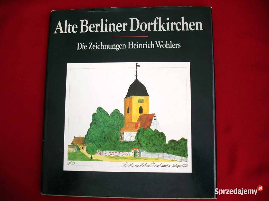 Alte Berliner Dorfkirchen HWohlers książka mazowieckie