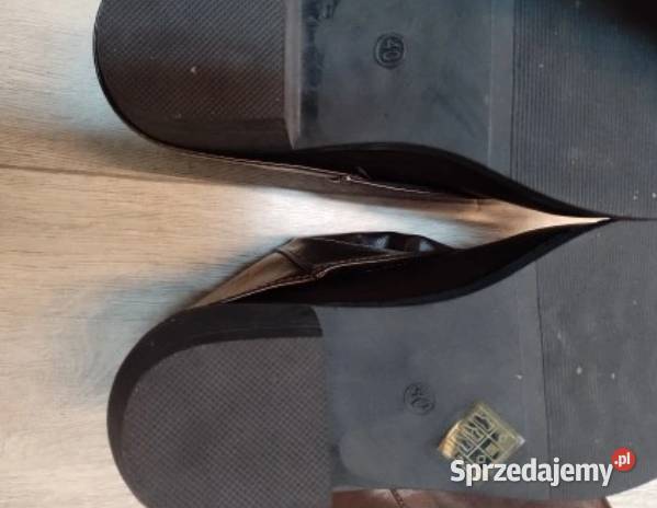 3940 Brązowe czekoladowe Kozaki kowbojki brązowy/beżowy Kraków