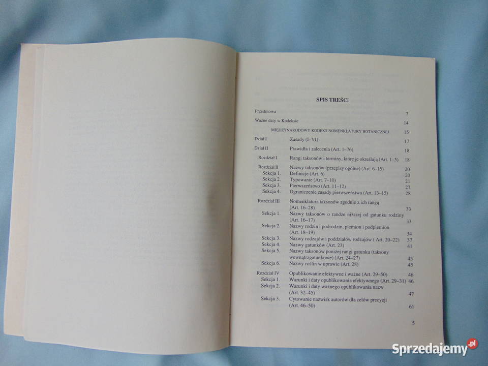 Międzynarodowy Kodeks Nomenklatury Botanicznej encyklopedie, słowniki, leksykony Lublin