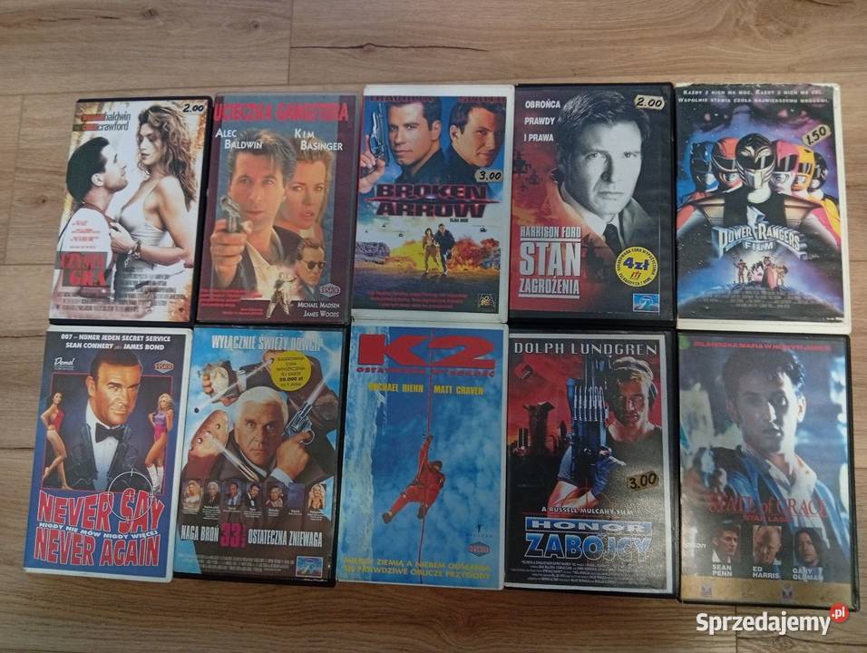 Kasety VHS kaseta Lubartów sprzedam