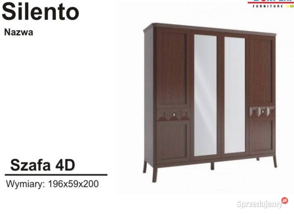 Meble Paged Silento klasyczne okleina naturalna