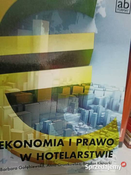 Ekonomia i prawo w turystyce najtańsze książki tradycyjny podręcznik mazowieckie Warszawa