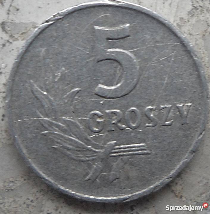 POLSKA5 GROSZY1962 r bzAL mazowieckie Legionowo sprzedam
