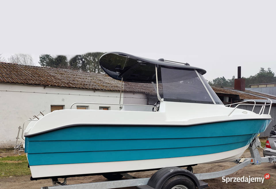 ŁÓDZ MOTOROWA Z KABINĄ PILOTHOUSE 540 Z Łodzie i motorówki dolnośląskie Wrocław