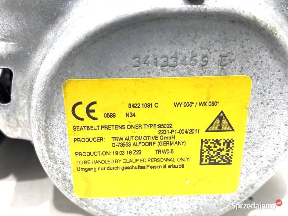 PAS BEZPIECZEŃSTWA LEWY TYŁ VW TROC Crossover