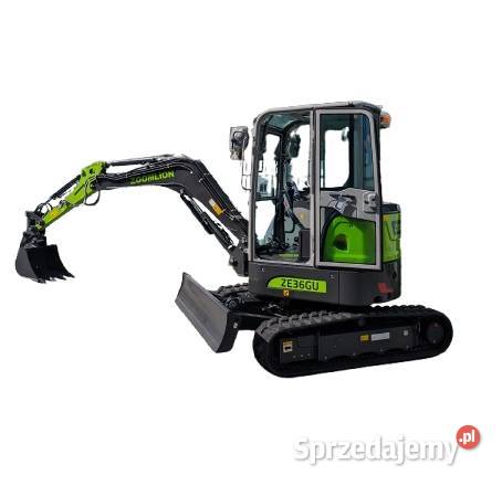 Zoomlion ZE36GU Minikoparka z KUBOTA Gwarancja Mielec
