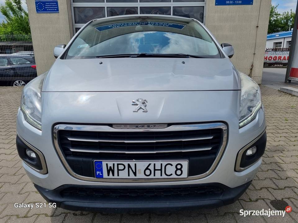 Peugeot 3008 I 16 HDi 120 nawigacja alufelgi aluminiowe felgi mazowieckie Płońsk