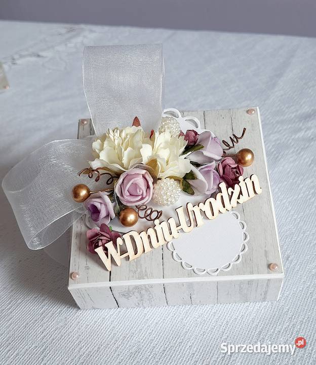 Prezent na urodziny Exploding Box Scrapbooking Antyki, Sztuka, Kolekcje Włóki sprzedam