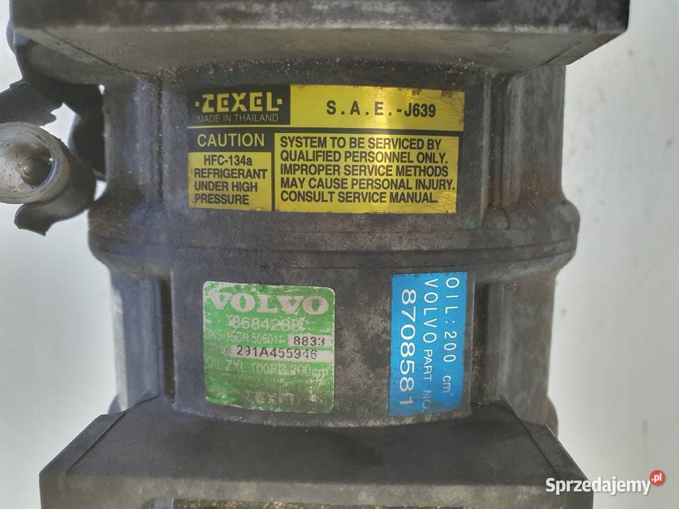 SPRĘŻARKA KLIMATYZACJI Volvo C70 23 T 8684288 Chełm