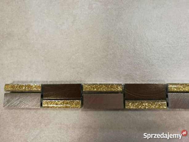 Listwa aluminiowa 25x59 srebrnazłota sprzedam