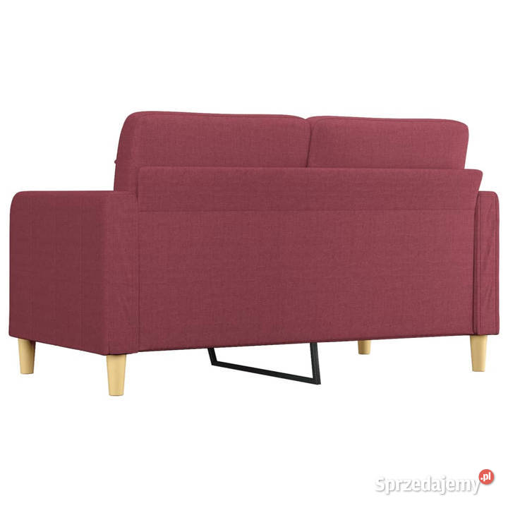 Sofa 2osobowa winna czerwień 140 tapicerowana Sofy i kanapy Warszawa