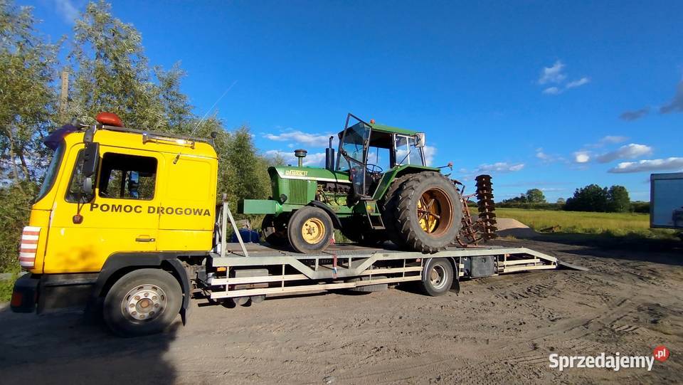 Autolaweta transport maszyn rolniczych i Cimoszki