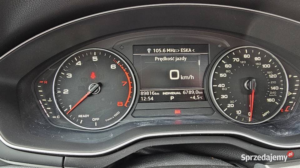 Audi A4 B9 20T quattro benzyna 252 S tronic Grudziądz