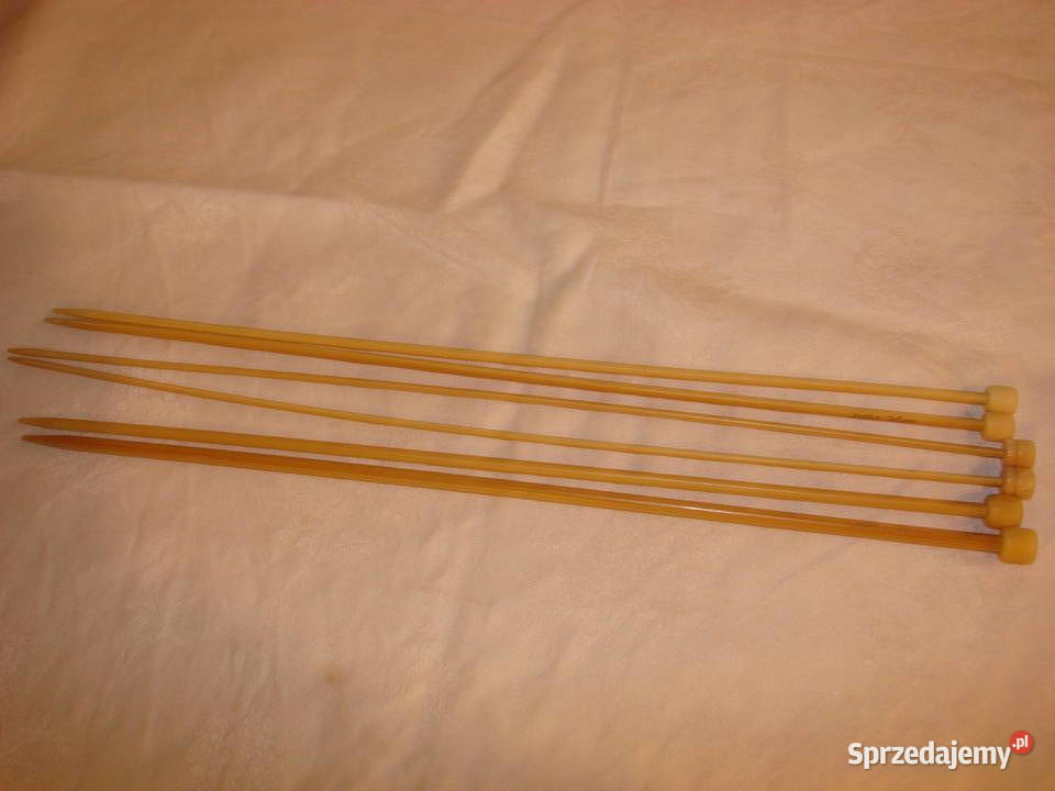JMRA bambusowe druty 6 Rękodzieło