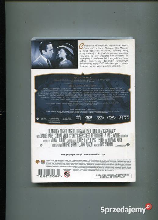 Casablanca Film DVD 2 płyty Szczecin