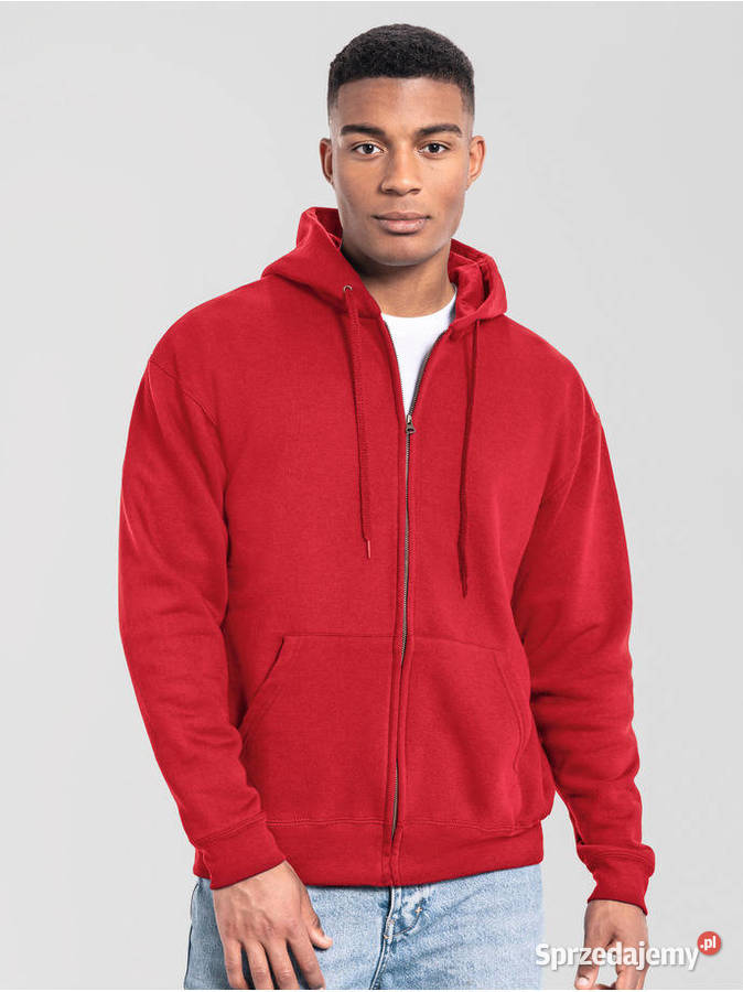 Bluza z kapturem rozpinana Iconic Premium czarna sprzedam