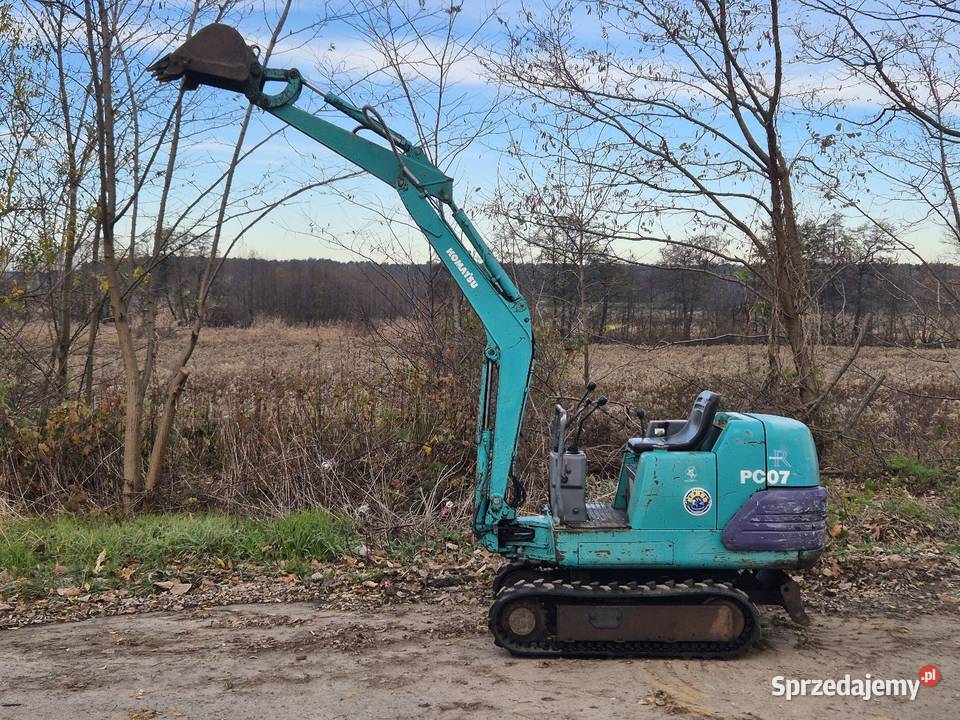 Koparka KOMATSU PC07 Małuszyn