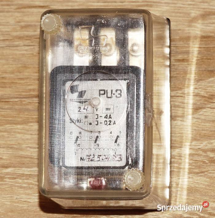 Przekaźnik PU3 ELEKTROBUDOWA 4 A 250 VAC cewka Gliwice
