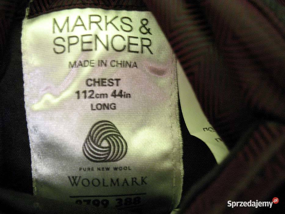Marynarka męska 100 Wełna 50 L188 klatka 118 Siedlce