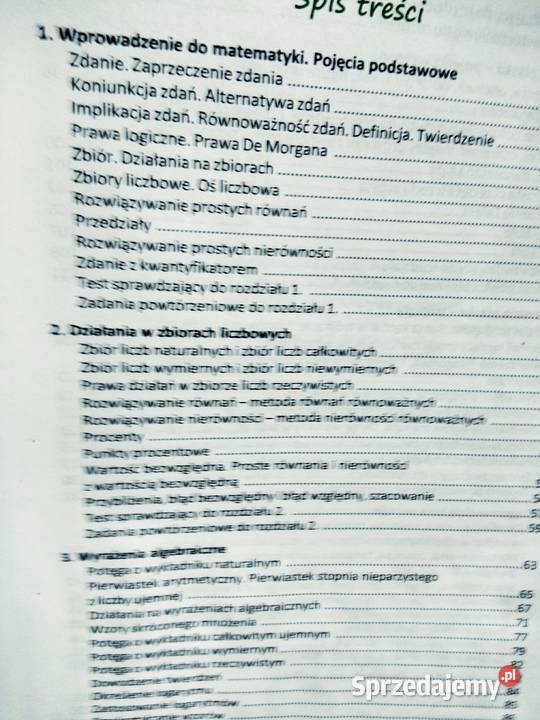 Matematyka Pazdro 1 zbiór zadań ponadgimnazjalne mazowieckie Warszawa