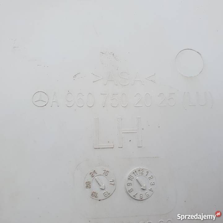 MERCEDES ACTROS MP4 POLIK OWIEWKA NAROŻNIK ciężarowe Części Bieleń