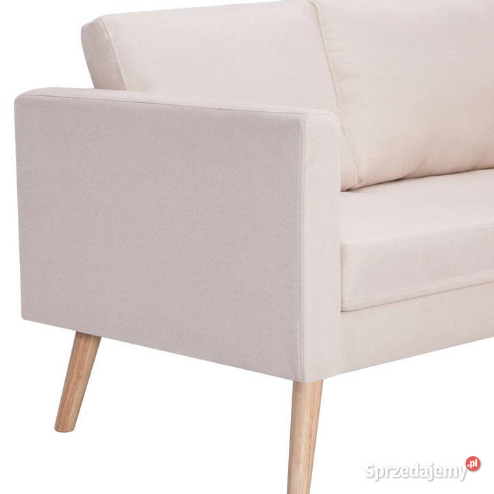 Sofa 3osobowa materiałowa kremowa WM281352 mazowieckie Warszawa