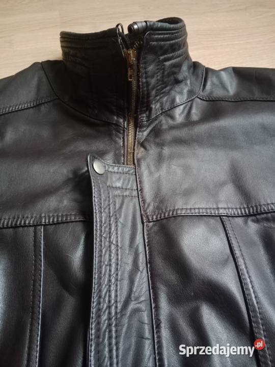 Męska Kurtka Skórzana VINTAGE Elazar Leather Ruda Śląska sprzedam