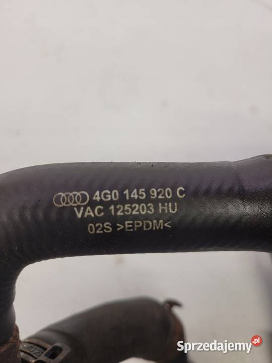 WĄŻ PRZEWÓD WODY AUDI A6 C7 A7 30TFSI 4G0145920C Węże chłodnicy Przystajń sprzedam