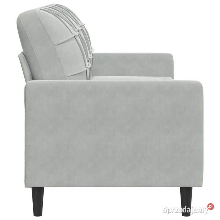 Sofa 3osobowa jasnoszara 180 tapicerowana sprzedam
