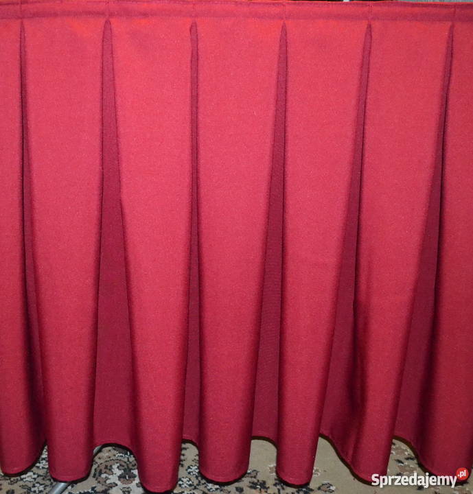 SKIRTING FALBANA STOŁOWA MATOWA I SATYNA RÓŻNE