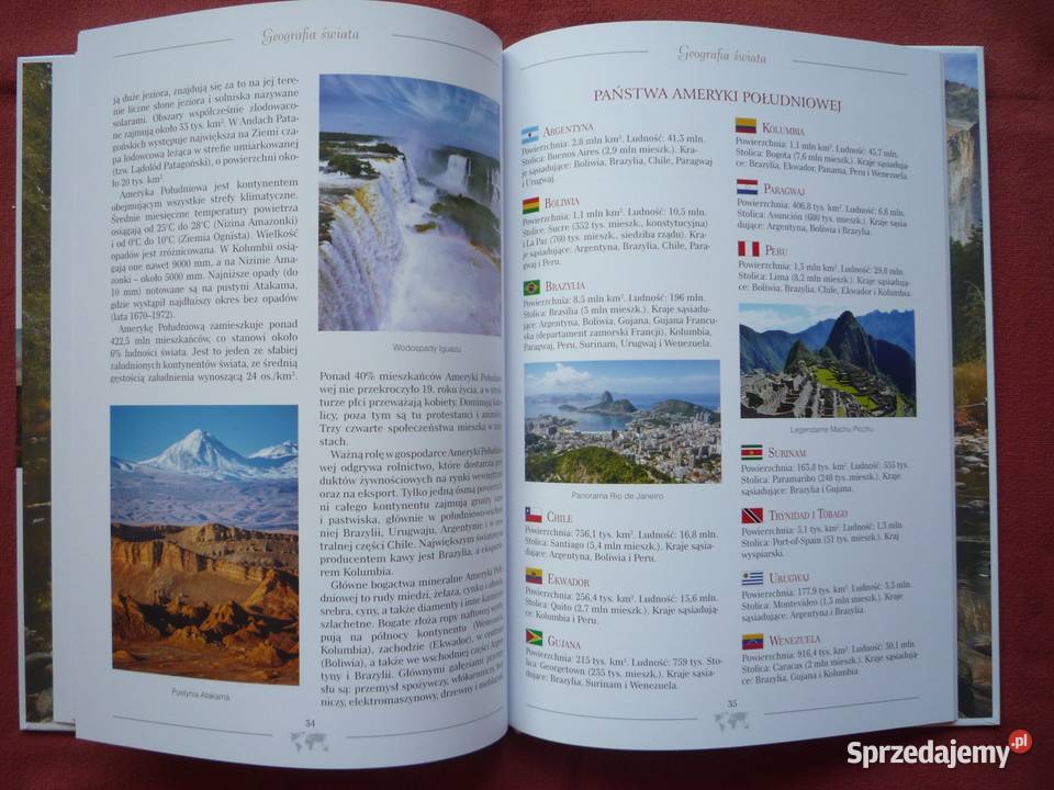 NOWA Geografia Świata Album E M Majcherczak Szczecin