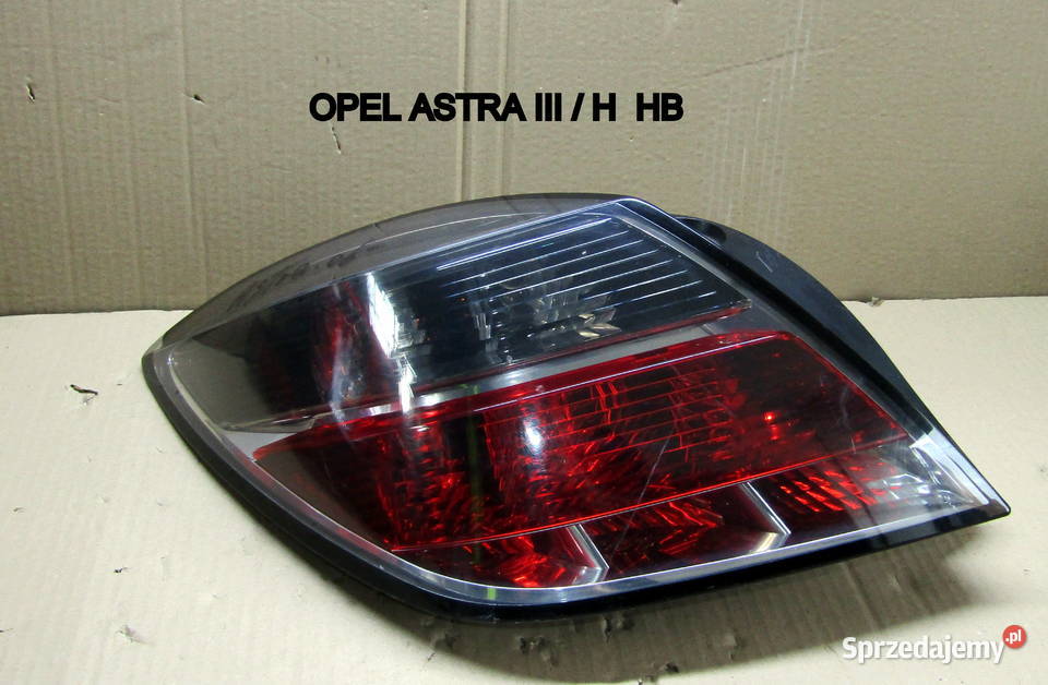 LAMPA TYLNA LEWA OPEL ASTRA III H 342691834 lewe Lampy tylne sprzedam