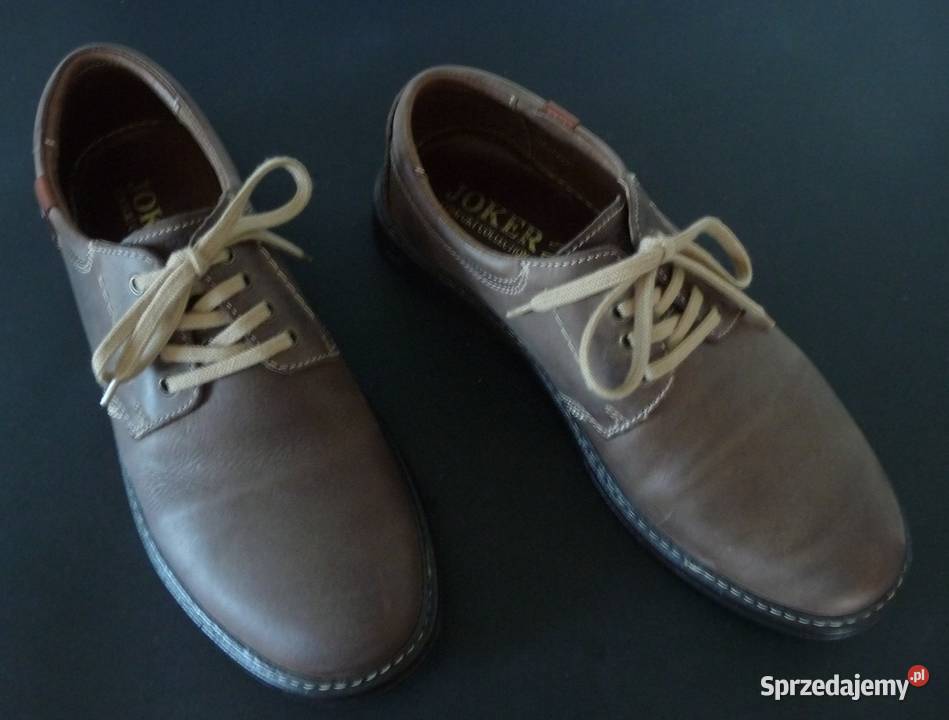 Buty męskie skórzane JOKER 415 rozmiar 41 skóra