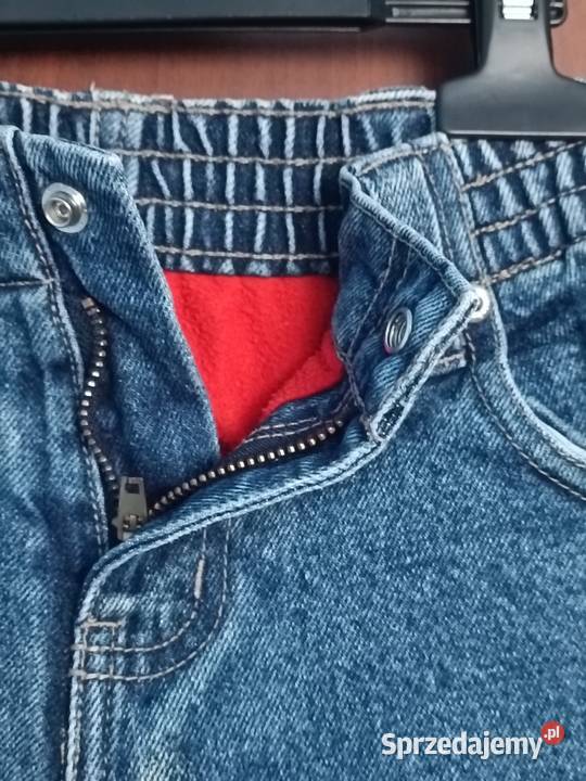 Spodnie ocieplane jeansowe chłopięce GAP 116122 chłopiec Kraków