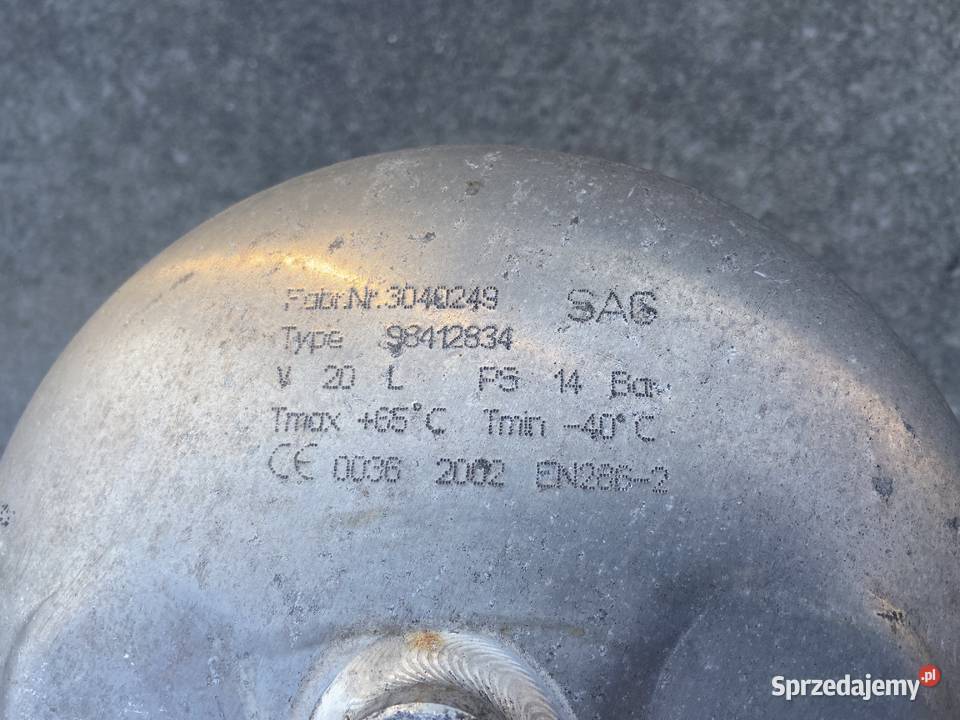 Butla Zbiornik Powietrza Iveco 4017090 4005496 Maszewo sprzedam