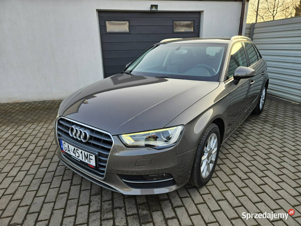 Audi A3 Sportback 14 TFSi 125 xenon BEZWYPADEK 5 nawigacja pomorskie Gdynia sprzedam