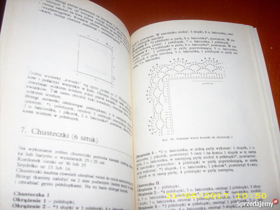 Wstawki i koronki szydełkowe Malinowska js Goleniów