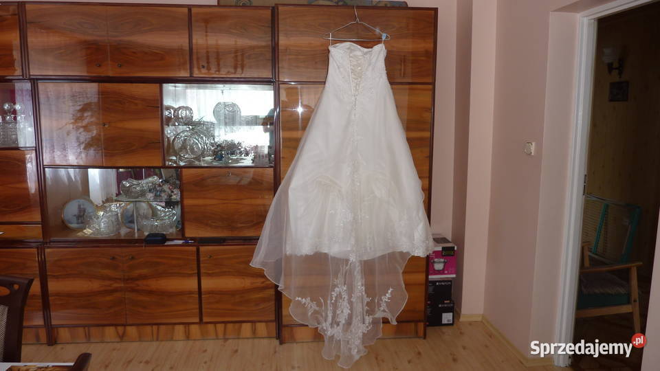 Suknia ślubnabolerkowelon krutki buty 36Stan b Łódź