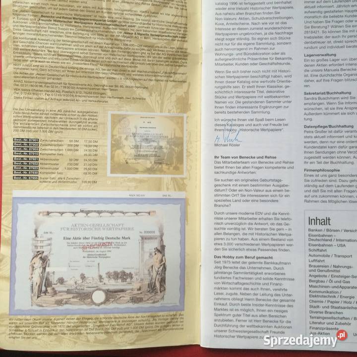 1198 Historia Papierów Wartościowych Szczecin