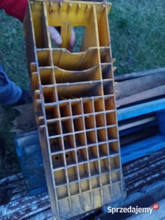 Klin pod kolo żółty naczepa tir Zaborowice