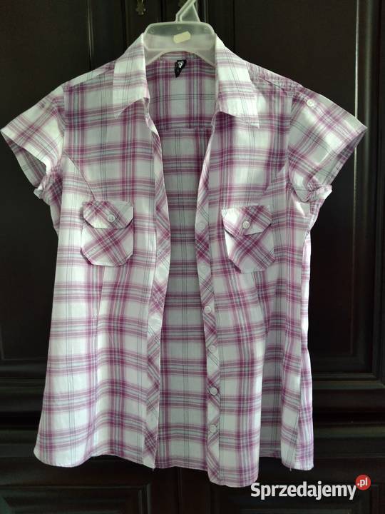 S M 38 40 Liliowa koszula fioletowa różowa w Lublin