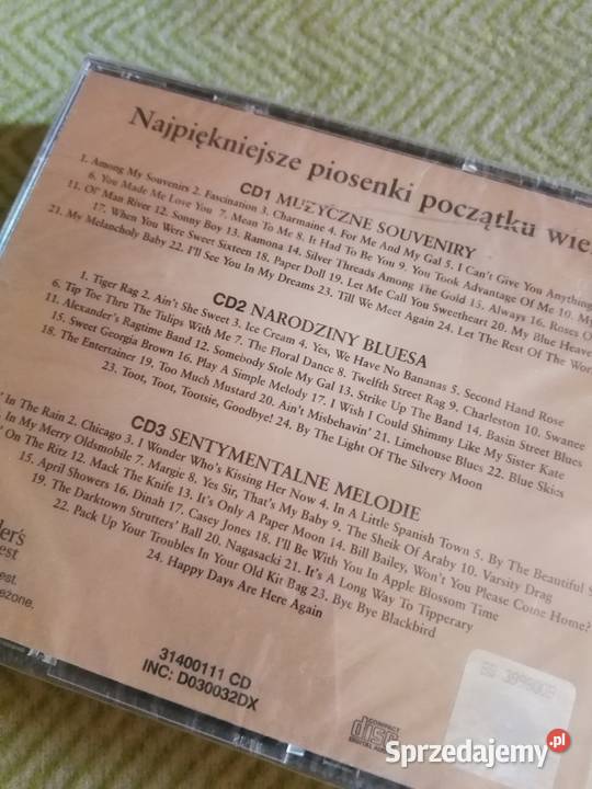Najwspanialsze Piosenki XX Wieku BOX 3x CD Nowy Szczecin