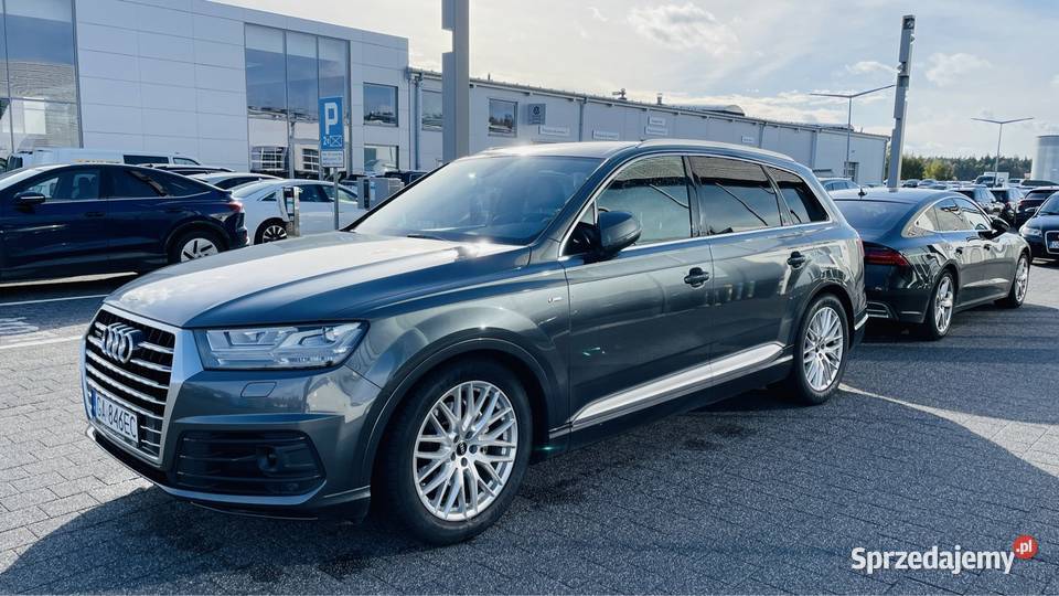 Audi Q7 Q7 Salon Serwis ASO SLine Pneumatyka Gdynia sprzedam
