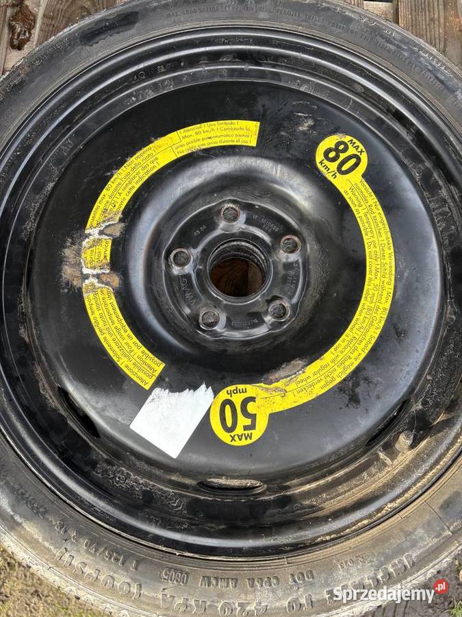Koło dojazdowe zapasowe 18 Audi A3 VW Seat Samochodowe Jelcz-Laskowice