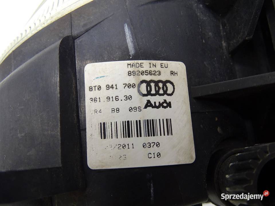 HALOGEN PRAWY PRZÓD PRZEDNI 8T0941700 AUDI A4 B8 osobowe sprzedam