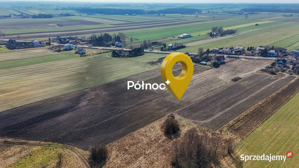 7816 m z potencjałem zabudowy gm Borki asfalt